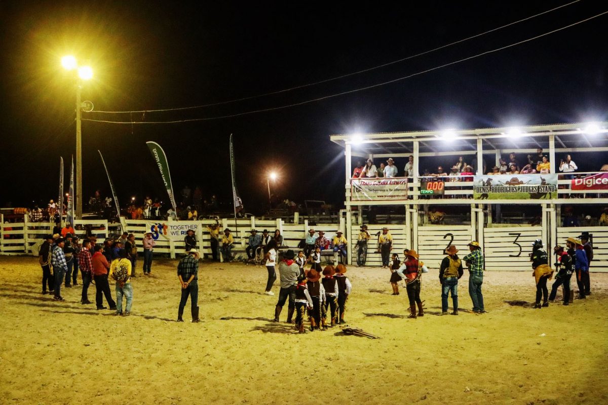 The launching of the rodeo (DPI photo)
