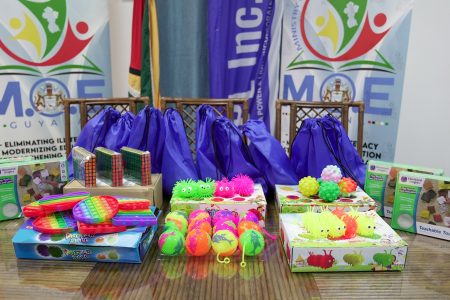 Some of the kits (Ministry of Education photo)