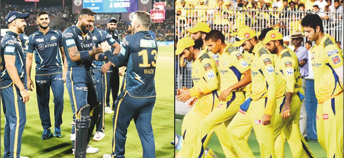 After  finishing in the top two, Gujarat Titans left and Chennai Super Kings right, will have two shots at reaching the IPL final starting today.