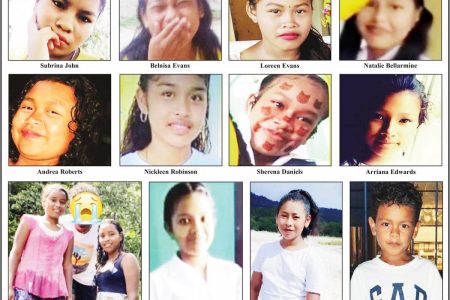 The faces of some of those who perished