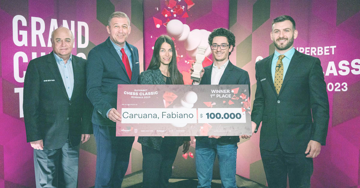 Caruana wins Grand Chess Tour in Bucharest