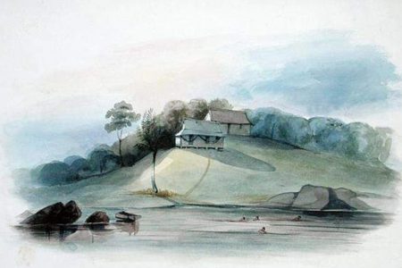  An Edward A Goodall drawing of a station on the Essequibo done in the 1840s 