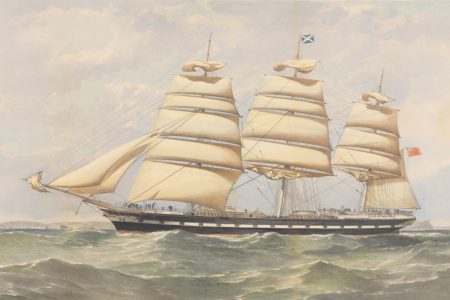 An artist’s rendering of the SS Hesperus (Wikimedia Commons photo)