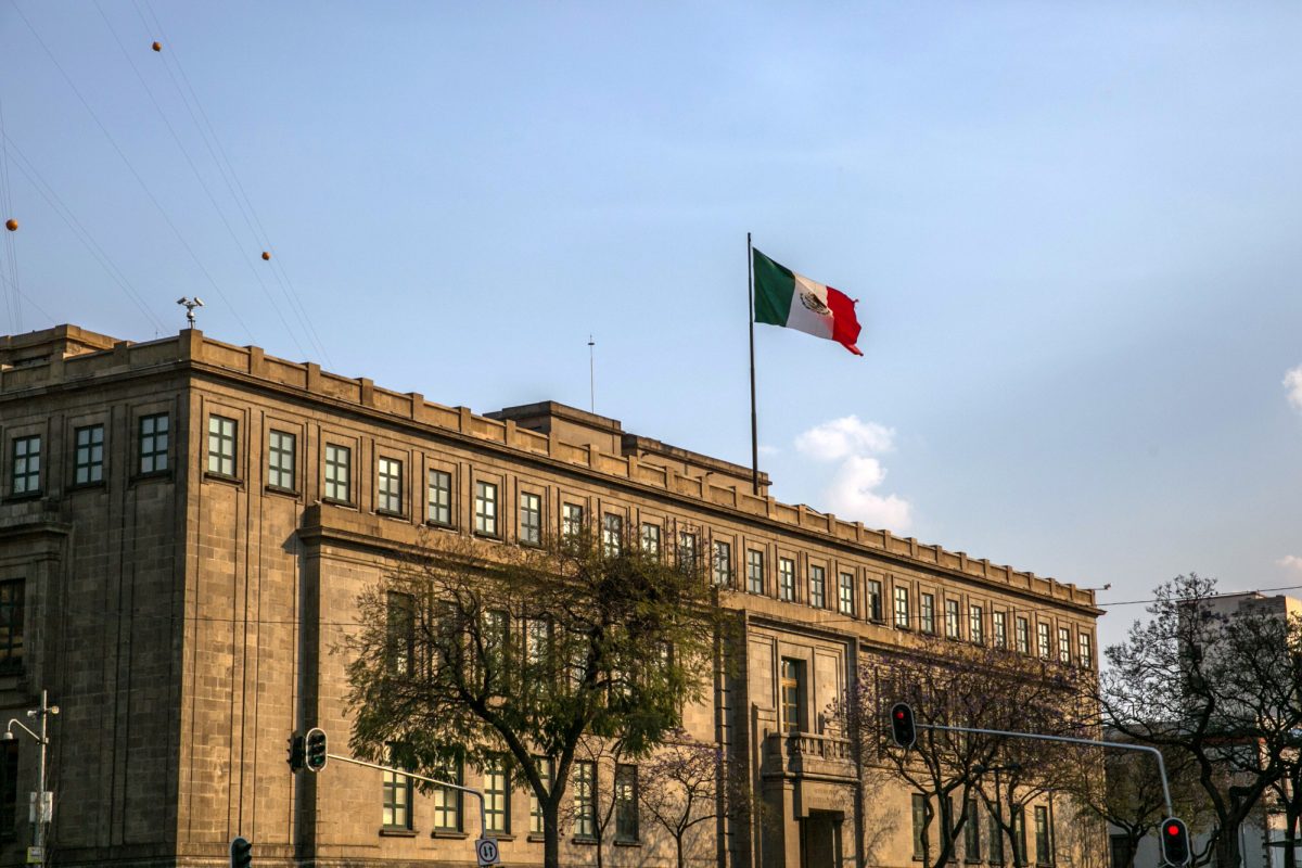 Supreme Court building in Zocalo  in Mexico City, Mexico, on Friday, Feb. 16, 2018. Photographer: Alejandro Cegarra/Bloomberg