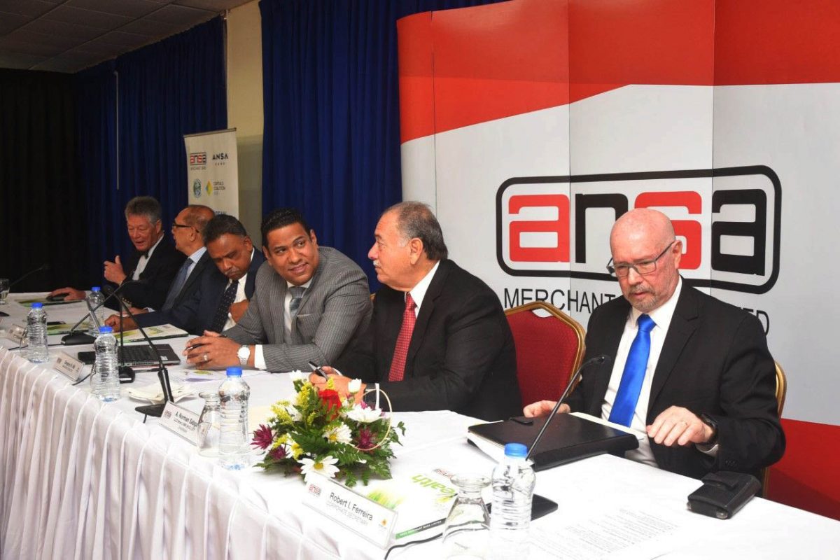 Board members of ANSA Merchant Bank. Photo: (Trinidad & Tobago Guaridian) 