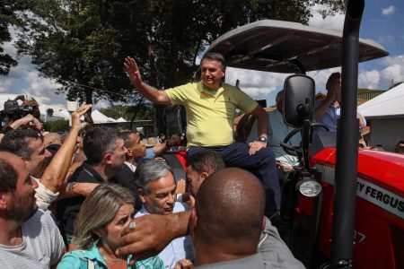 Jair Bolsonaro at the show