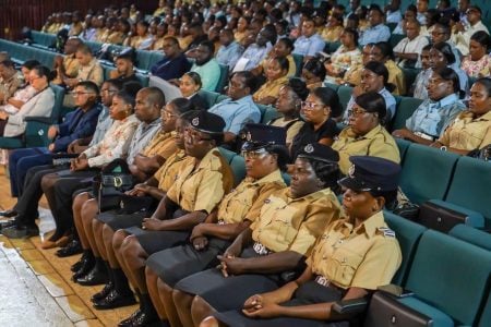 Some of those who graduated on Friday (Ministry of Home Affairs photo)