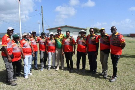 Team Guyana at the opening ceremony. 