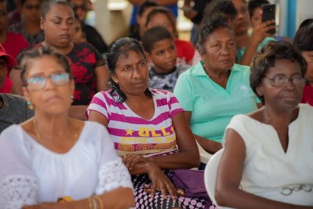 Some of residents at Goed Fortuin (Office of the President photo)