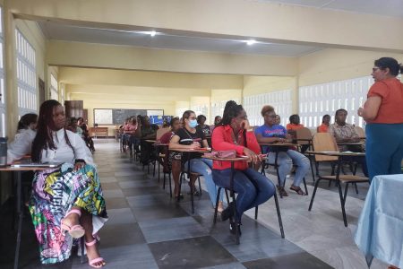 A section of the attendees during one of the presentations