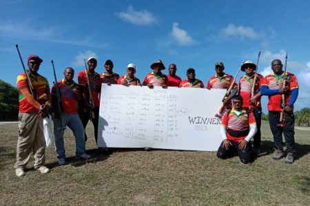 The victorious Guyana team