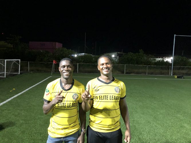 Western Tigers duo Hubert Pedro and Eusi Phillips 