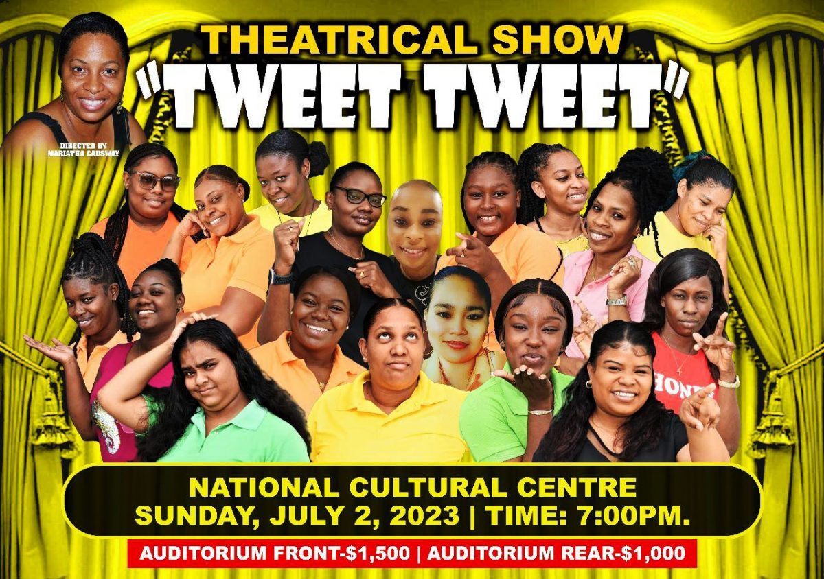 The poster for the “Tweet Tweet” show