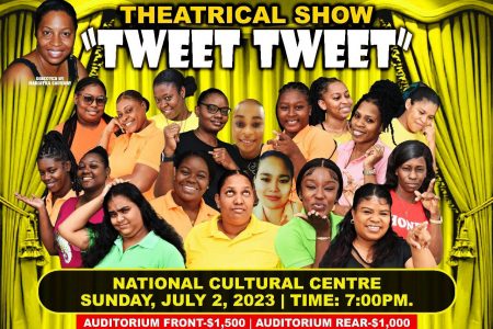 The poster for the “Tweet Tweet” show
