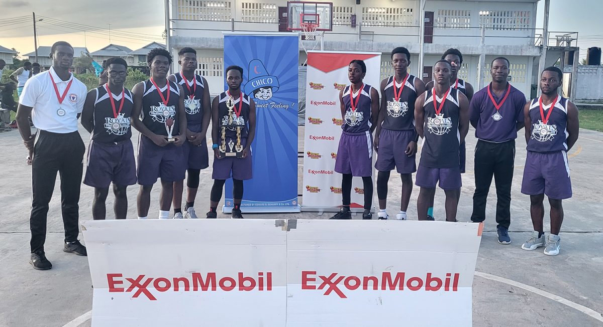President’s College
displaying their accolades after storming to the Boy’s East Coast Demerara Conference Championship