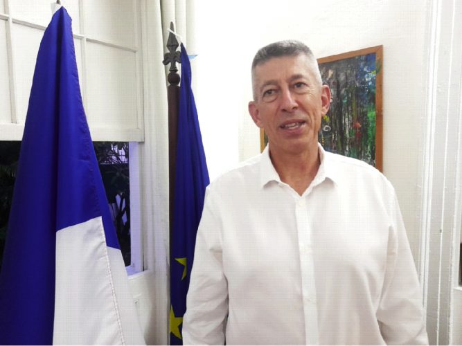 Nicolás Bouillane de Lacoste, non-resident Ambassador of France to Guyana