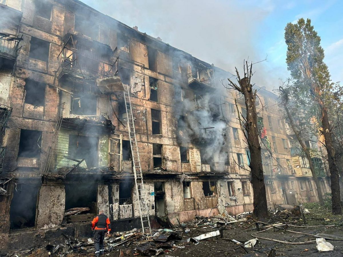 A view shows a residential building heavily damaged by a Russian missile strike, amid Russia's attack on Ukraine, in Kryvyi Rih, Dnipropetrovsk region, Ukraine June 13, 2023. Governor of Dnipropetrovsk Regional Military-Civil Administration Serhii Lysak via Telegram/Handout via REUTERS