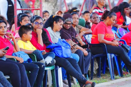 A section of the audience at the event yesterday (Office of the President photo)