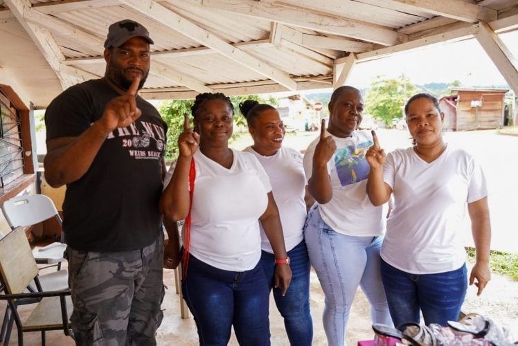 Citizens of Mahdia who voted (DPI photo)