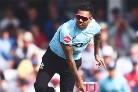 West Indies off-spinner
Sunil Narine.