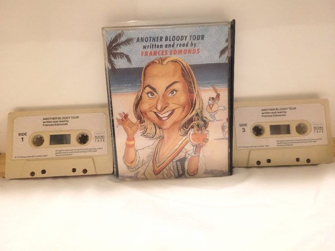 The cover and cassette tapes of the audio version of Frances Edmonds’ book