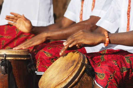  Drums tend to be part of most African rituals
