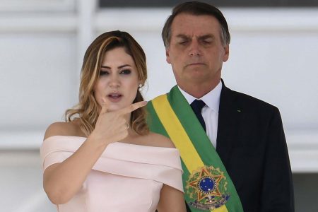 Michelle Bolsonaro and Jair Bolsonaro