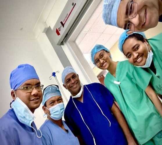 The elated GPH surgical team