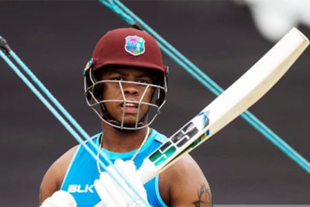 West Indies left-hander Shimron Hetmyer.
