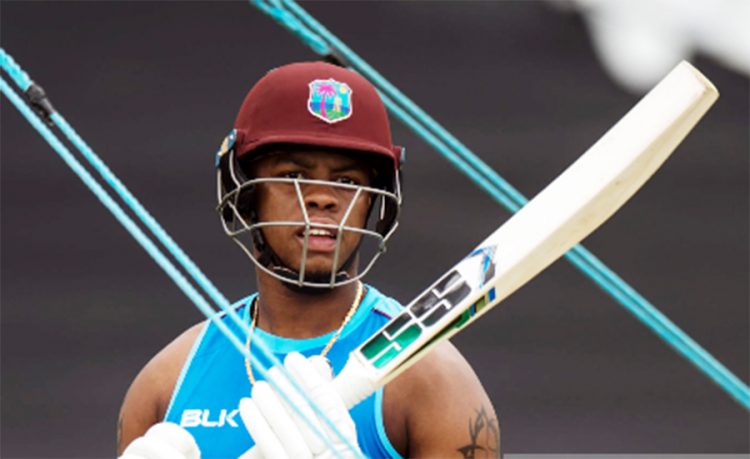 West Indies left-hander Shimron Hetmyer.
