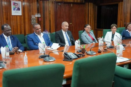 The CAL team at the meeting (Office of the President photo)