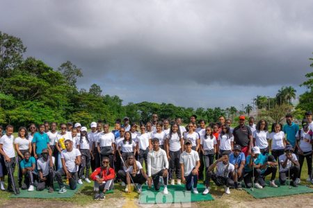 Last year’s Nexgen GolFun Summer camp attracted many young golfers. 