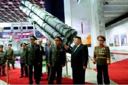 SEOUL,  (Reuters) - Nuclear-capable missiles and new attack drones were among the weapons displayed in a large military parade staged in Pyongyang for leader Kim Jong Un and visiting delegations from China and Russia, North Korean state media reported on Friday.
The widely anticipated parade was held on Thursday night to commemorate the 70th anniversary of the end of the Korean War, celebrated in North Korea as “Victory Day”.
The Chinese and Russian delegations, including Russian Defence Minister Sergei Shoigu, were the first such visitors to North Korea since the COVID-19 pandemic began.
Their appearance at events with the North’s nuclear missiles - which were banned by the United Nations Security Council with China’s and Russia’s support - marked a contrast with previous years when Beijing and Moscow took steps to distance themselves from their neighbour’s nuclear weapons and ballistic missile development.
The parade included North Korea’s latest Hwasong-17 and Hwasong-18 intercontinental ballistic missiles, according to state news agency KCNA, which are believed to have the range to strike targets anywhere in the United States.The event also featured a fly over by new attack and spy drones, KCNA reported.
