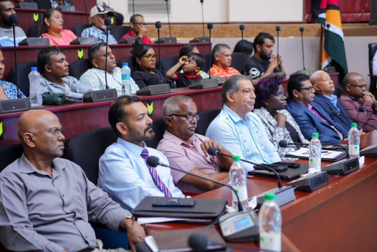 President Irfaan Ali addressed a poultry symposium on July 8 at the Arthur Chung Conference Centre.