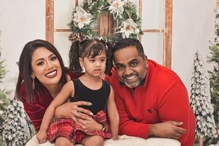 44-year-old Arima resident Rishi Ramoutar, his wife Denise Manchabali and their three-year-old autistic non-verbal daughter, Rayne Ramoutar