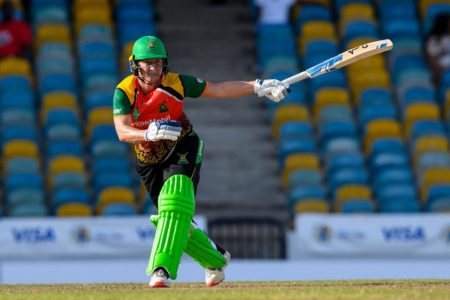 Guyana Amazon Warriors opener Sophie Devine was on the charge during her unbeaten century against the Barbados Royals, which could not prevent her side’s loss in the Women’s CPL