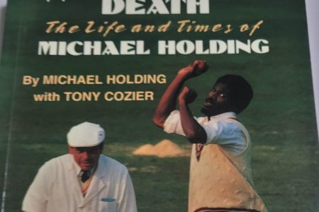 The cover of Michael Holding’s book