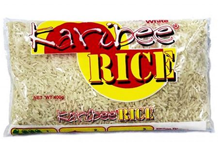 Packaged rice ready for market