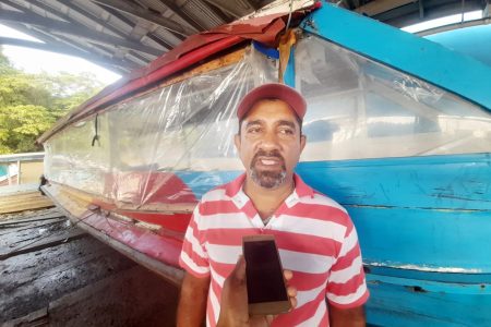 Eoshan Khemraj, Secretary of the Demerara Speed Boat Association