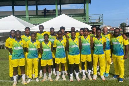 The Barbados U17 cricket team are the winners of the limited overs competition

