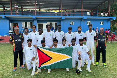 The Guyana Under-19 team.