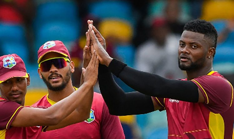 Romario Shepherd (right) and Brandon King (middle) have gained in the T20 International rankings