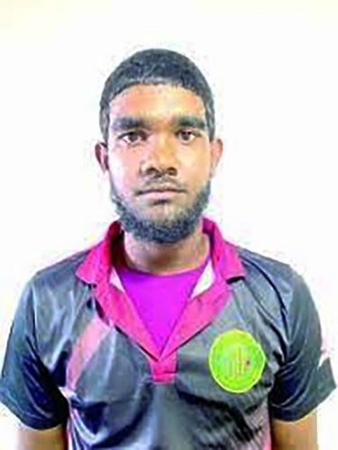 Matthew Pottaya bagged three
wickets for Guyana Under 17s
