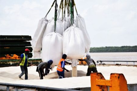 Rice loading to Cuba