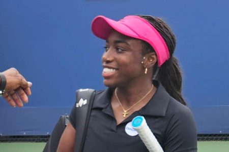 Guyana’s Sachia Vickery won the US Open qualification tournament and will face Croatia’s Donna Vekic on Tuesday in the first round and ecstatic Paula Liverpool mother of Vickery told Stabroek Sport yesterday.