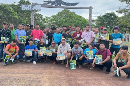 Tour guide training at Caiman House (GTA photo)