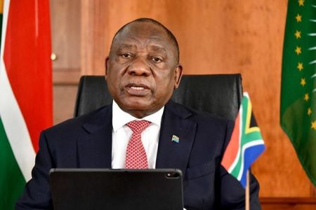 South African President Cyril Ramaphosa