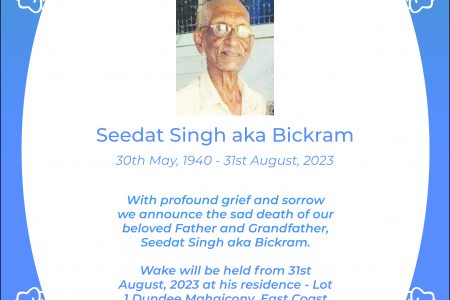 Seedat Singh aka Bickram