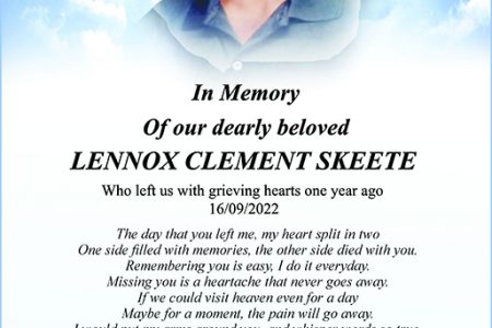 Lennox Clement Skeete