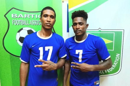 Rivers View scorers Omario Lake and Andrew Simmons